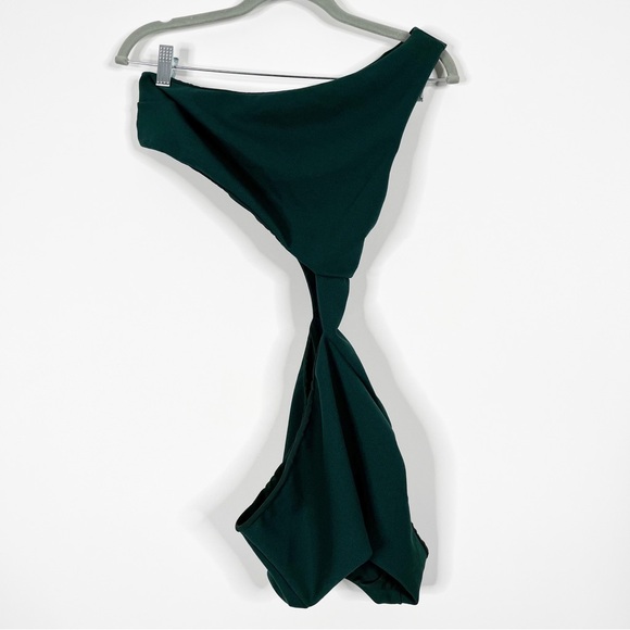 Haight Mika Crepe Cut Out One Shoulder One-Piece Swimsuit - Picture 5 of 5